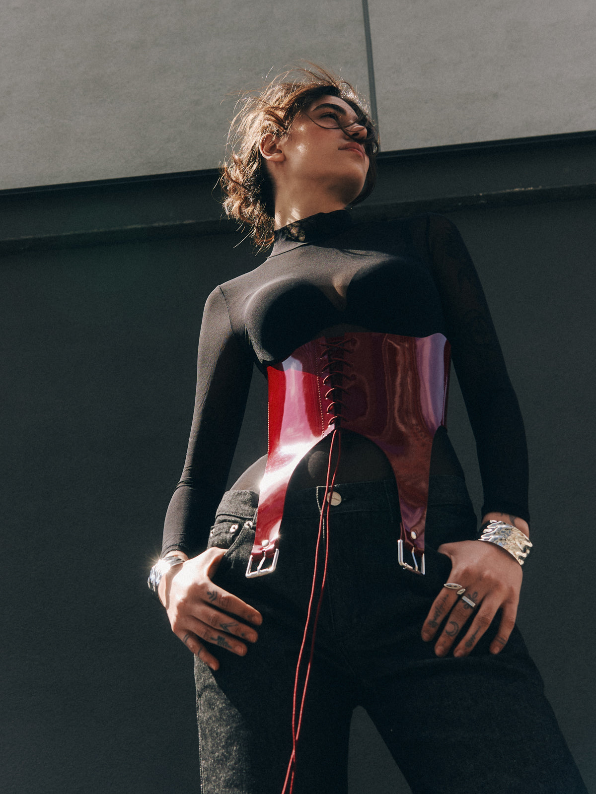 Glow Leather Corset