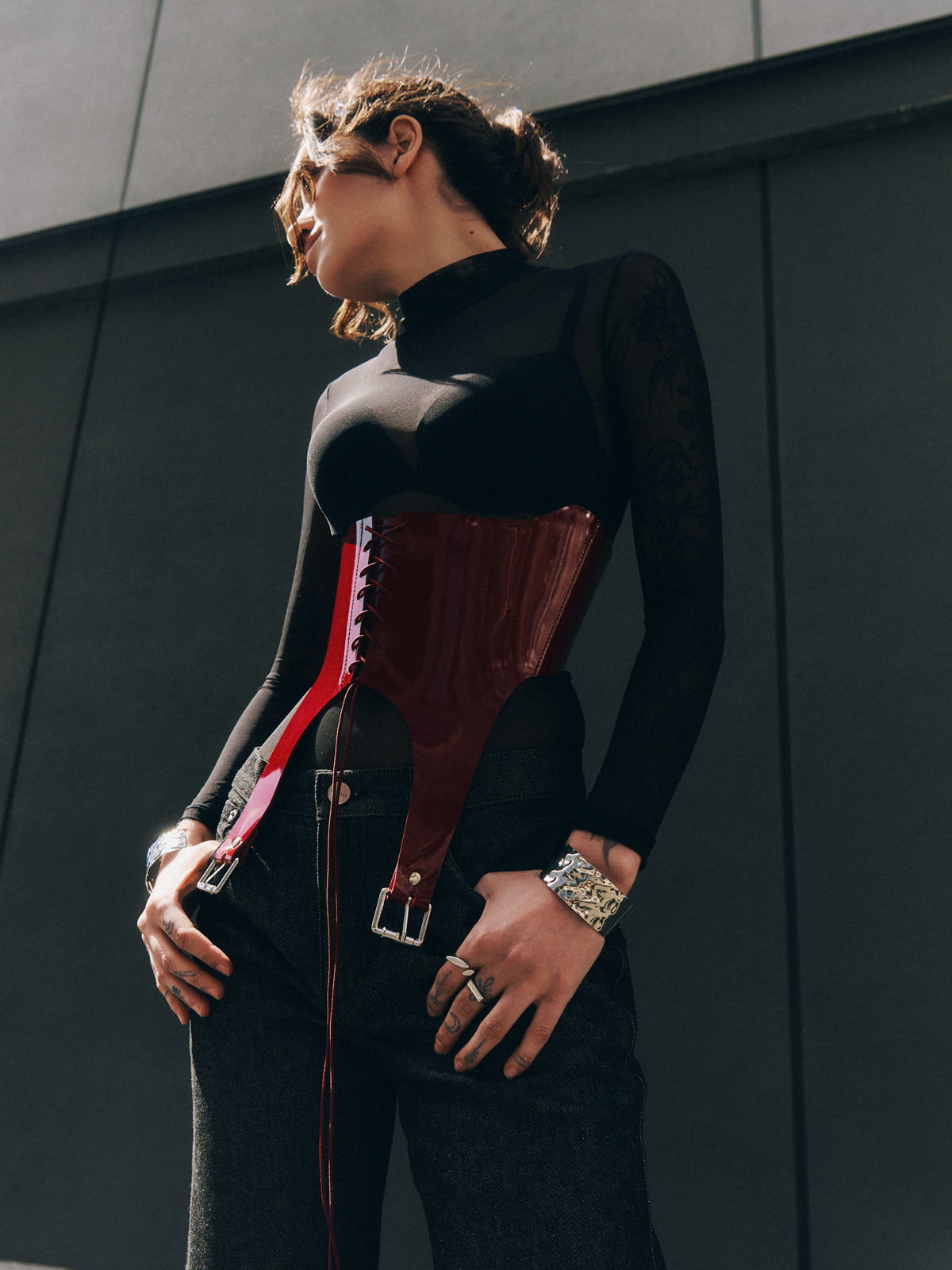 Glow Leather Corset