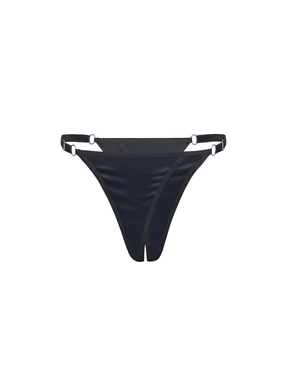 Lust Open-Crotch panties in Black