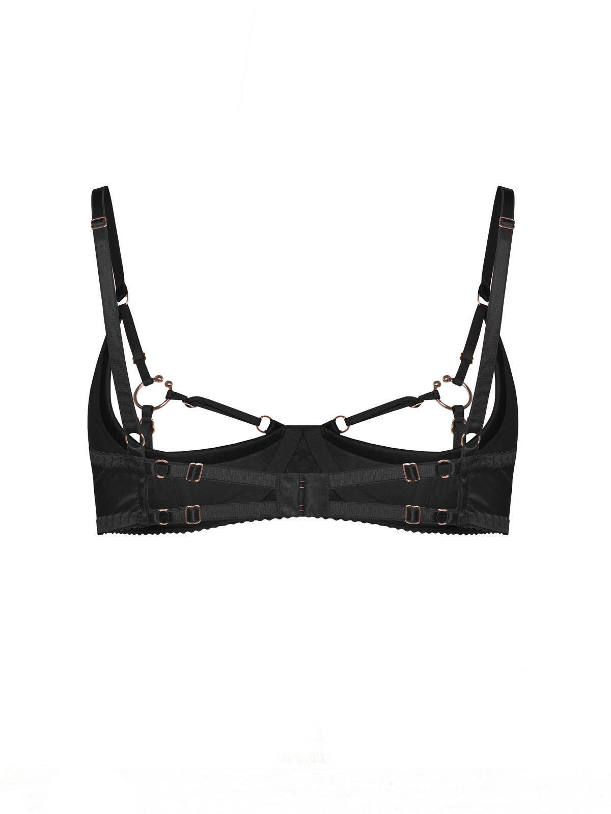 Baby Open-Cup Bra Black