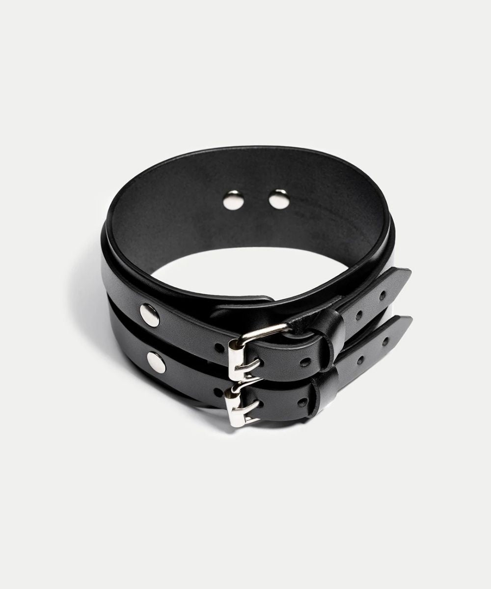 Carly Leather Choker with Short Leash