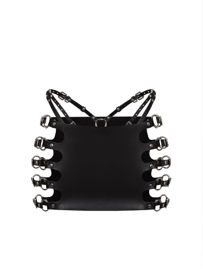 Jarretières en cuir Lilit