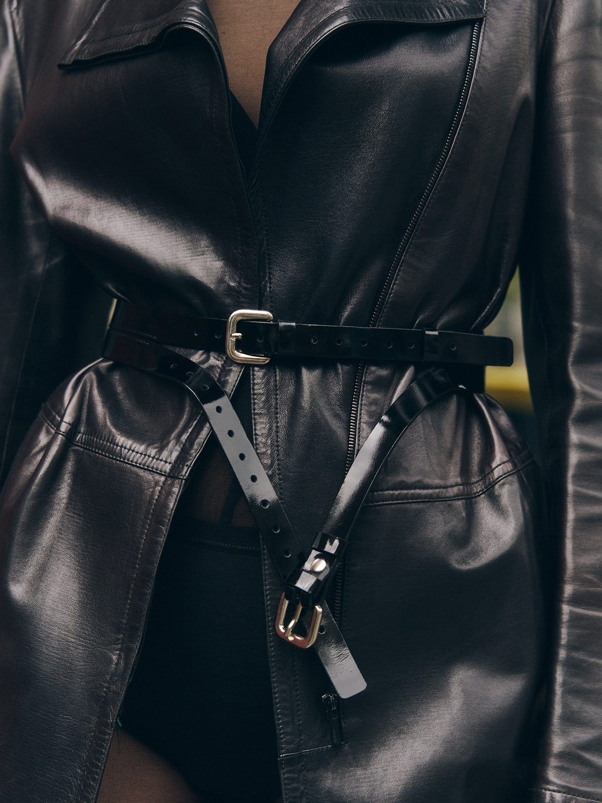 Corset en cuir Houx 