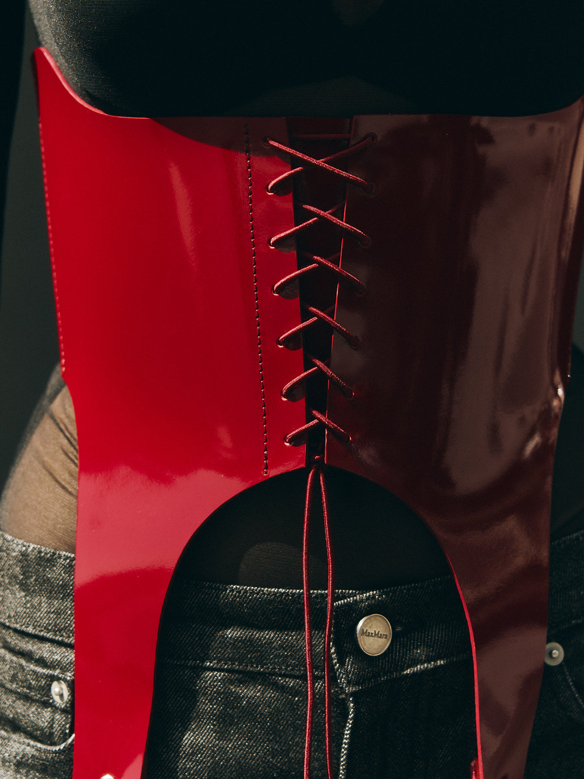 Corset en cuir Houx 