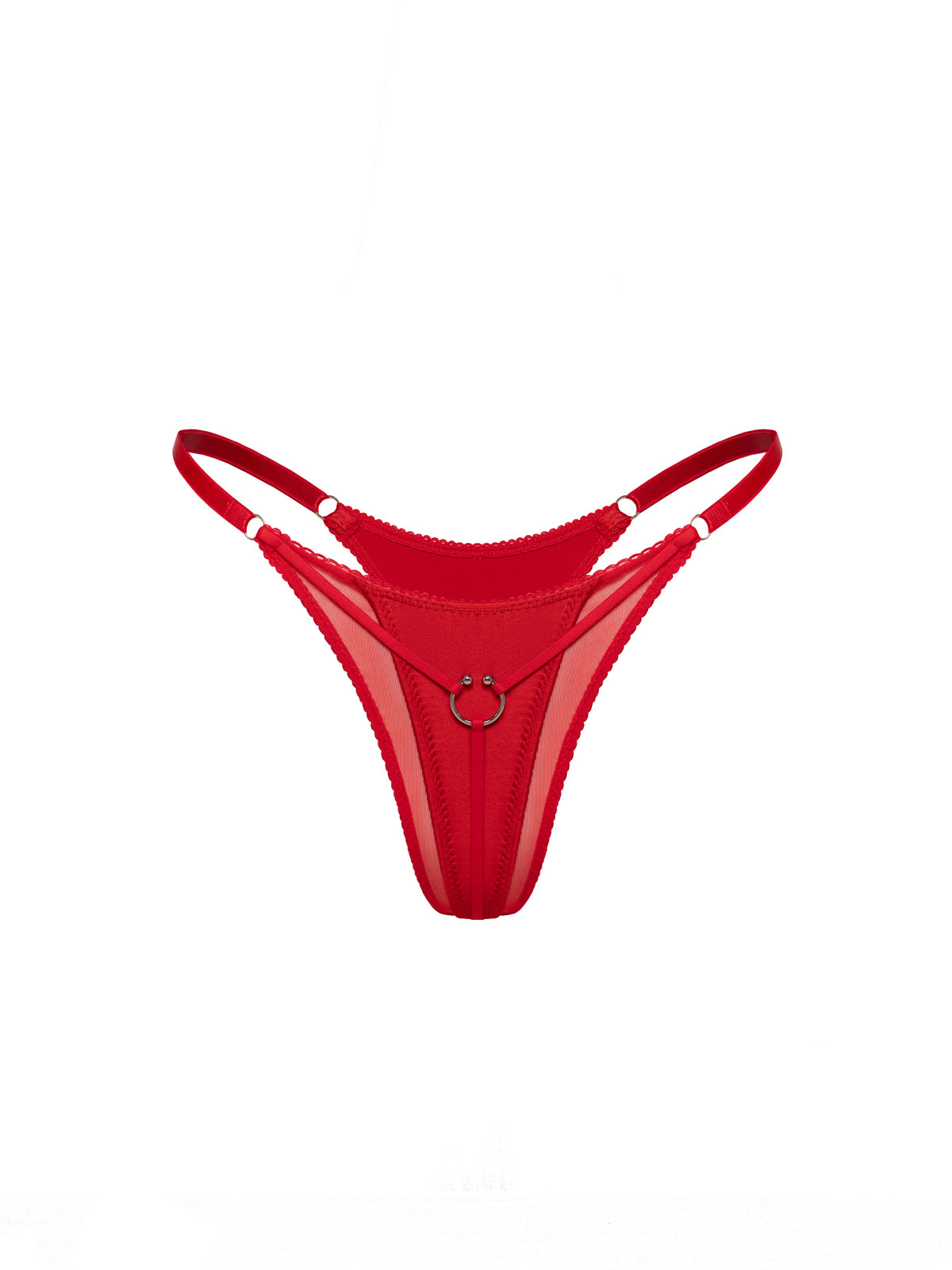 Baby Open-Crotch Panties Red