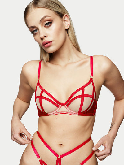 Candie bra in Red