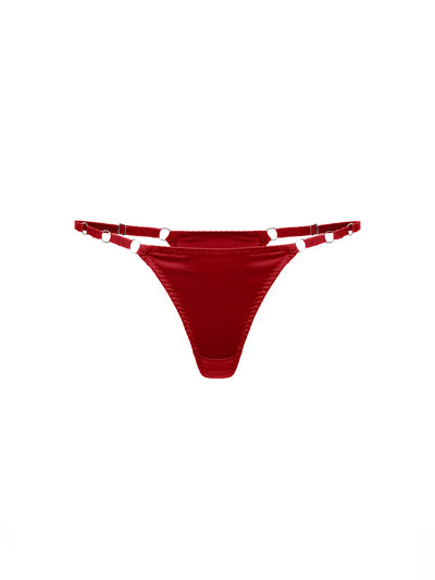 سروال داخلي مثير باللون الأحمر