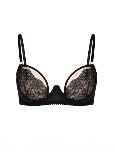 West sheer mesh Bra